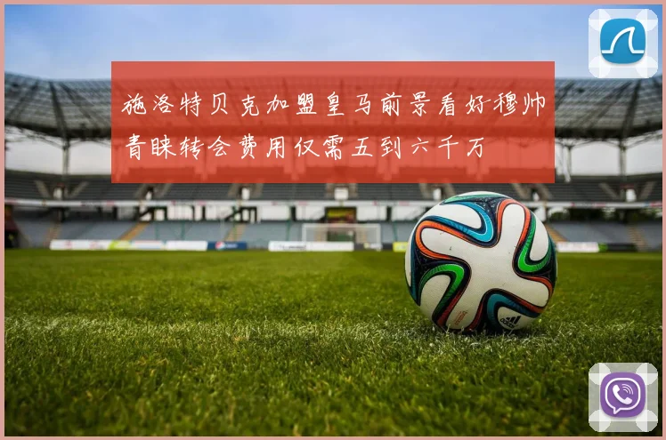 施洛特贝克加盟皇马前景看好穆帅青睐转会费用仅需五到六千万